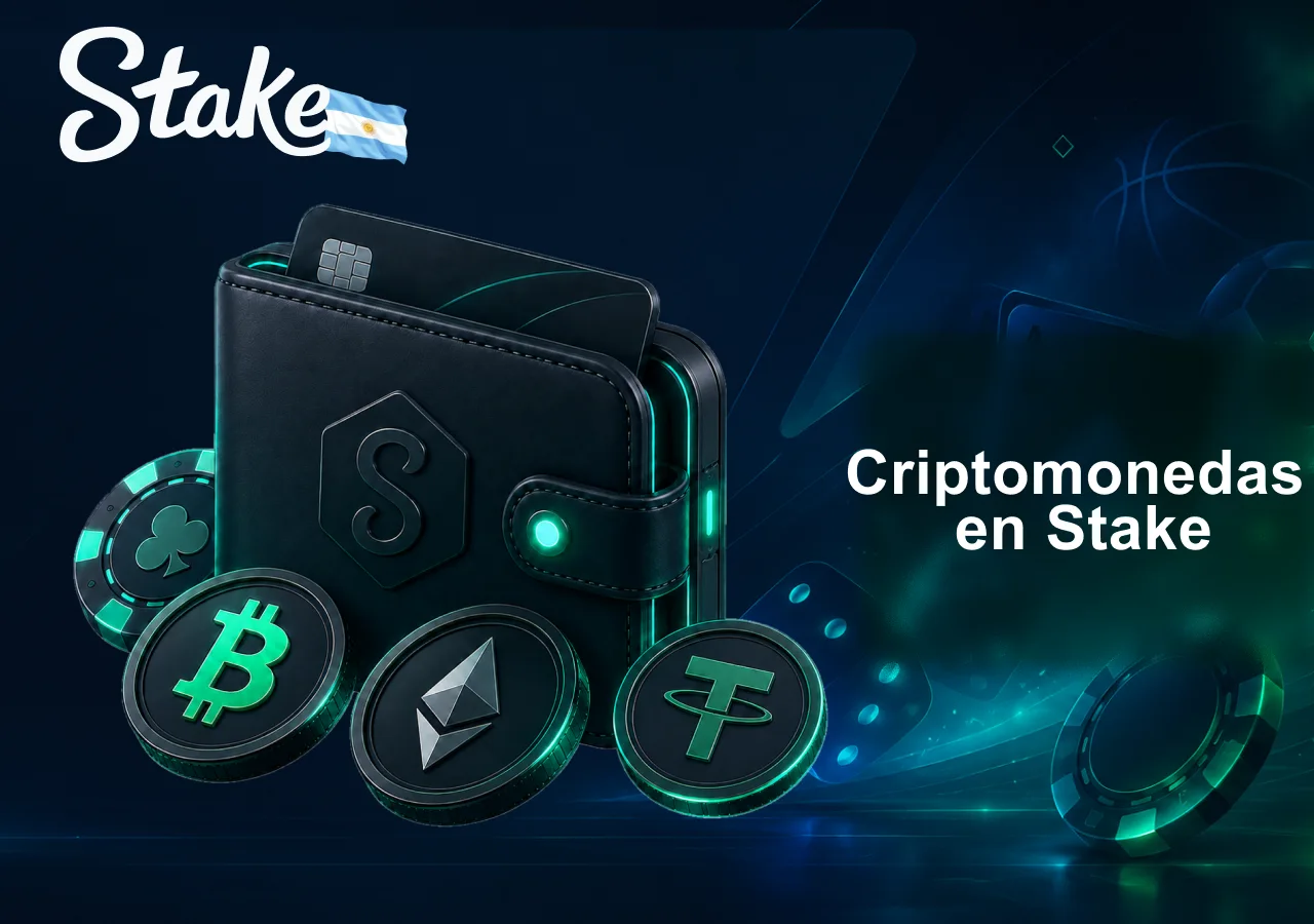 Criptomonedas en Stake Casino con Bitcoin, Ethereum y USDT para depósitos y retiros rápidos